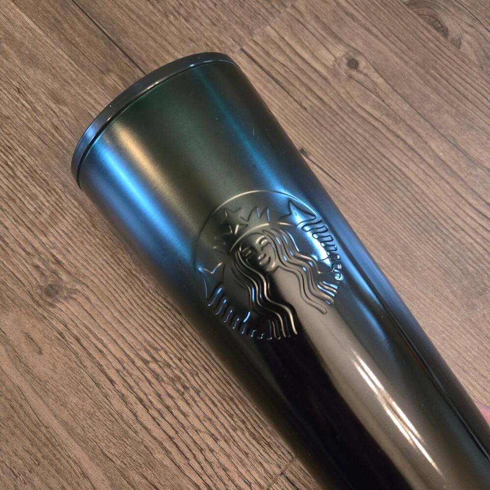 Starbucks Holiday '20 Dark Gradient Ombre Stainless Steel Tumbler Venti 24 oz